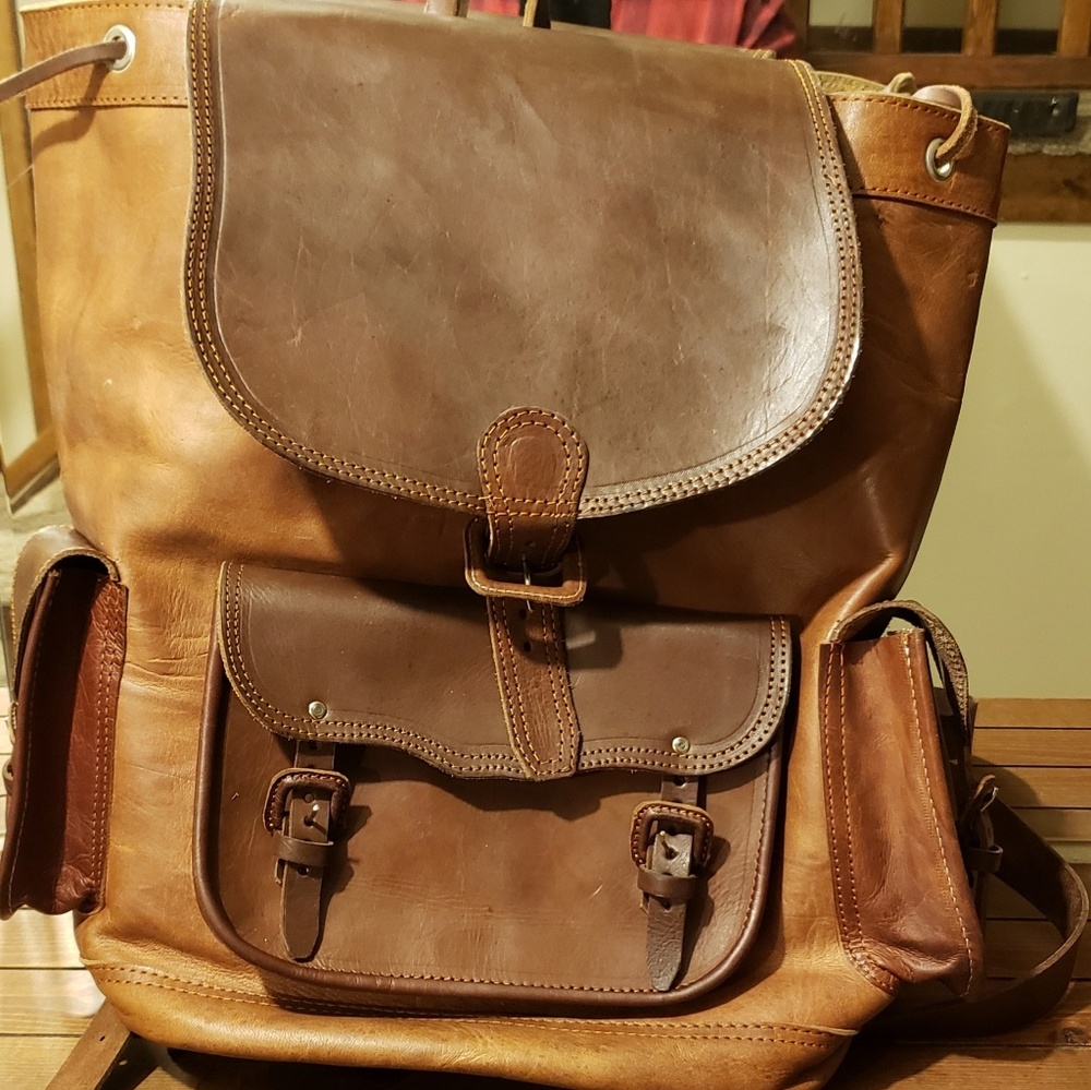 Leather Backpack